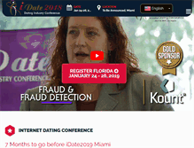 Tablet Screenshot of internetdatingindustrysuperconference.com